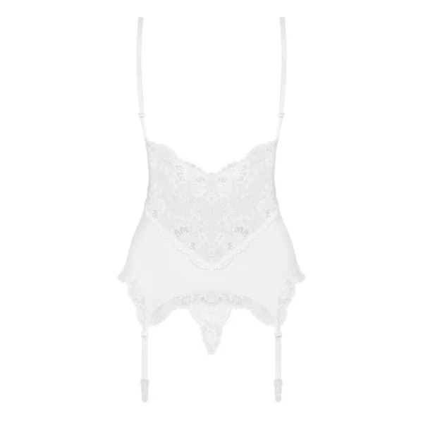 Korsett & Tanga weiß 810-Cor-2 von Obsessive kaufen | Fesselliebe