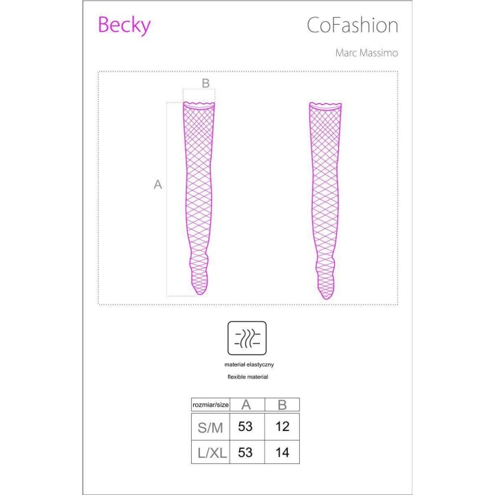 Becky Strapsstrümpfe Schwarz von Cofashion Lingerie | Fesselliebe.de