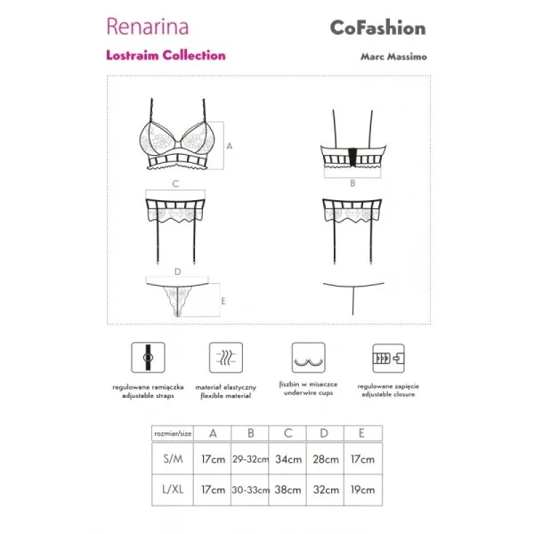 Renarina Set Schwarz von CoFashion Lingerie kaufen | Fesselliebe