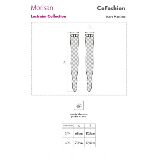 Morisstrümpfe Schwarz von Cofashion Lingerie | Fesselliebe.de