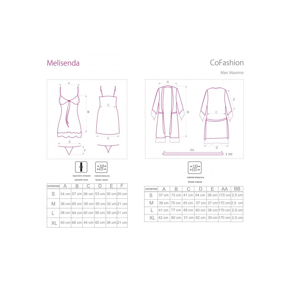 Melisenda Chemise/Peignoir Schwarz von CoFashion Lingerie kaufen | Fesselliebe