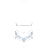 Deilana 2er Set Blau mit Offenen Cups von Obsessive | Fesselliebe.de