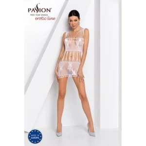 Kleid Weiss Bs090 von Passion-Exklusiv