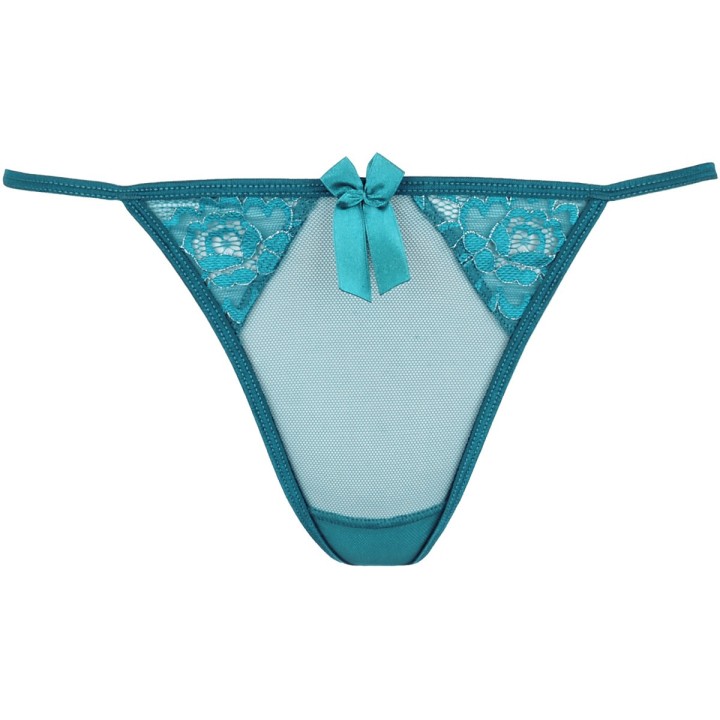 Babydoll & String Grün V-9709 von Axami | Fesselliebe.de