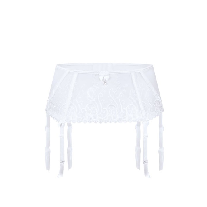 Anuk Strumpfgürtel Weiss von Róza | Fesselliebe.de