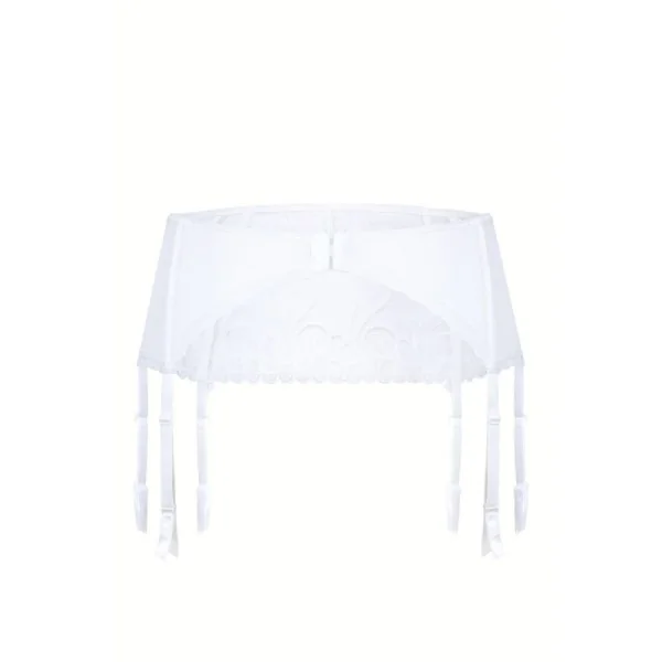 Anuk Strumpfgürtel Weiss von Róza | Fesselliebe.de