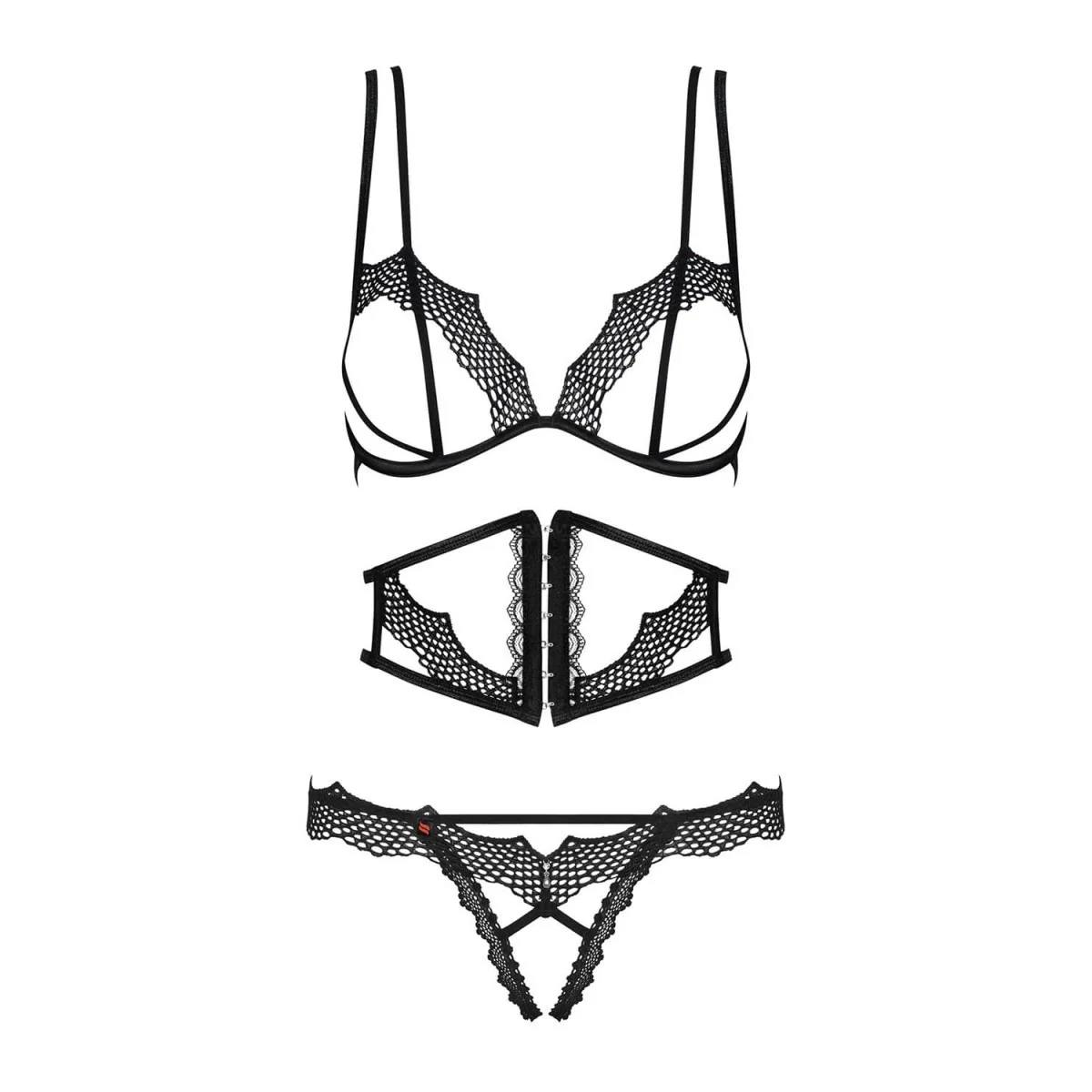 Bravelle 3er Set schwarz von Obsessive kaufen | Fesselliebe