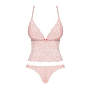 Delicanta Top & Höschen Pink von Obsessive