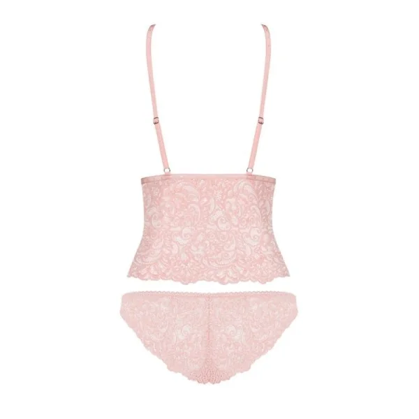 Delicanta Top & Höschen Pink von Obsessive | Fesselliebe.de