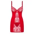 Heartina Chemise & Tanga Rot von Obsessive