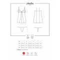 Heartina Chemise & Tanga Rot von Obsessive