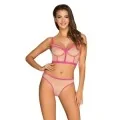 Nudelia Top & Höschen Pink von Obsessive
