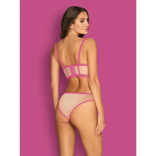 Nudelia Top & Höschen Pink von Obsessive kaufen | Fesselliebe