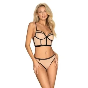 Nudelia Top & Höschen Nude von Obsessive kaufen | Fesselliebe