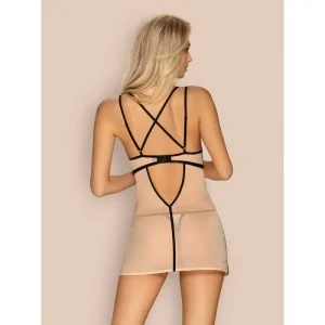 Nudelia Chemise & Tanga Nude von Obsessive