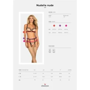 Nudelia 3er Set Nude von Obsessive