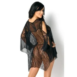 Sissy Peignoir & Tanga Schwarz von Beauty Night Fashion