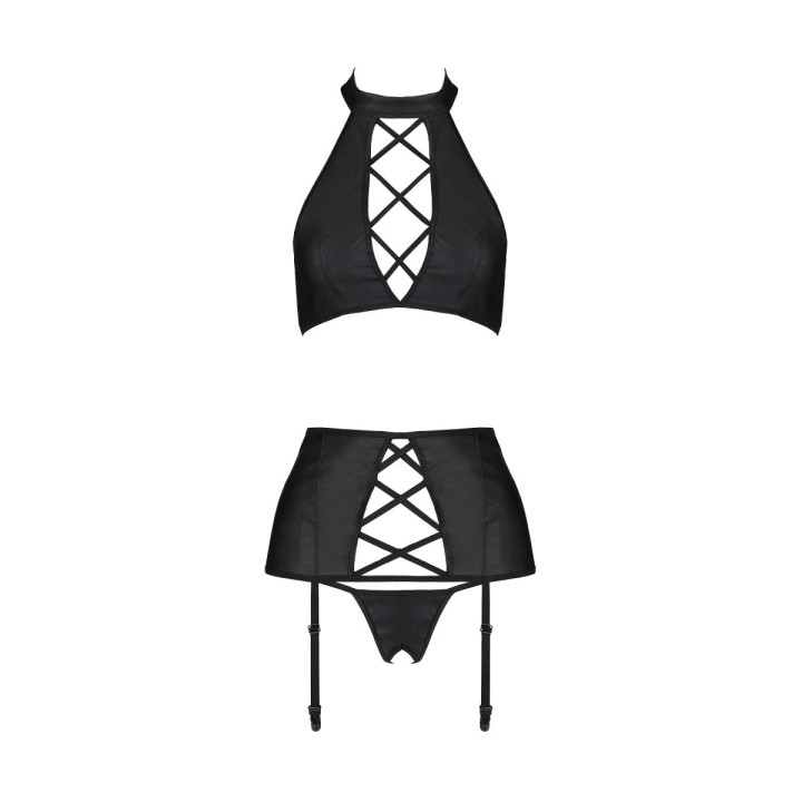 Nancy 3er Set Schwarz von Passion-Exklusiv | Fesselliebe.de