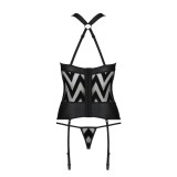 Hima Korsett & Tanga Schwarz von Passion-Exklusiv | Fesselliebe.de