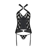 Hima Korsett & Tanga Schwarz von Passion-Exklusiv | Fesselliebe.de