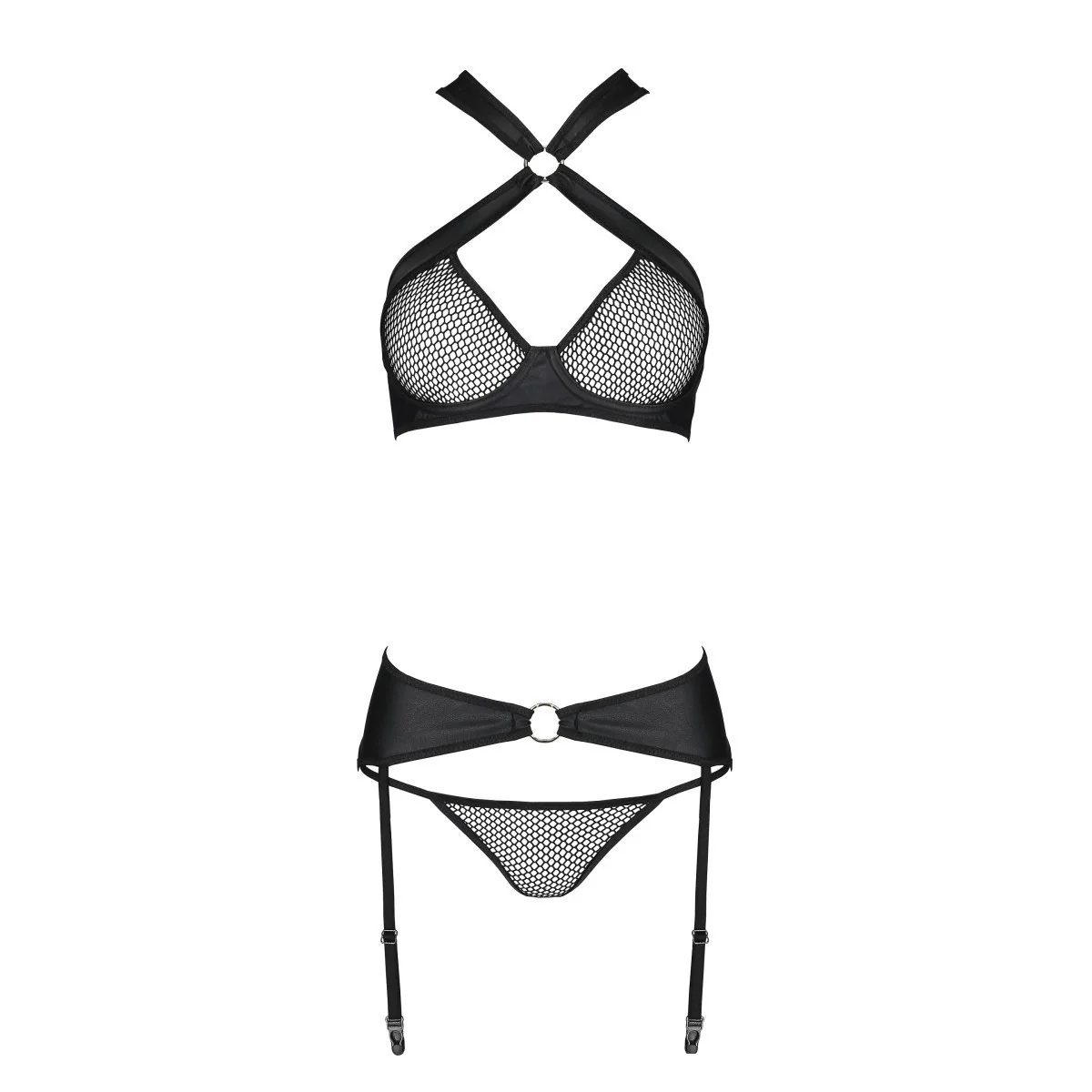 Amanda 3er Set Schwarz von Passion-Exklusiv | Fesselliebe.de