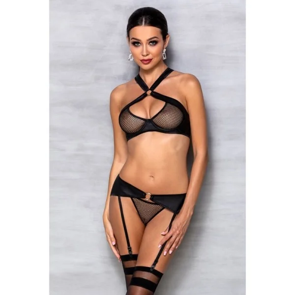 Amanda 3er Set Schwarz von Passion-Exklusiv | Fesselliebe.de