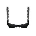 Miamor Halb-BH Schwarz von Obsessive