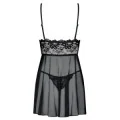 Idillia Babydoll & Tanga Schwarz von Obsessive