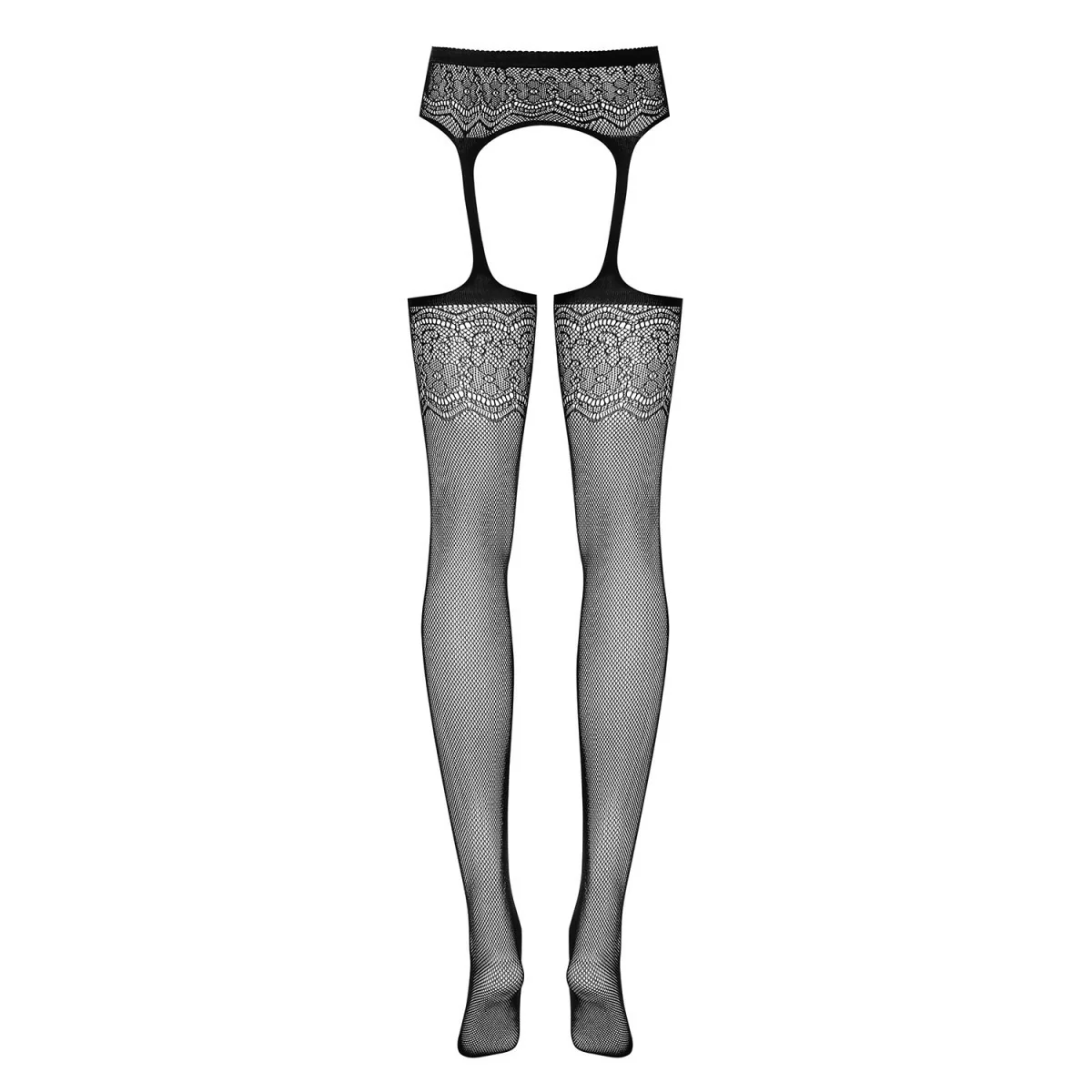 Garter Strümpfen S207 schwarz von Obsessive kaufen | Fesselliebe