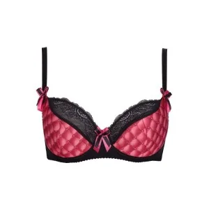 Plus Size BH Pink-Schwarz V-8461 von Axami Size Plus