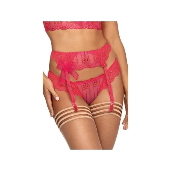 Strumpfgürtel Pink V-9552 von Axami | Fesselliebe.de