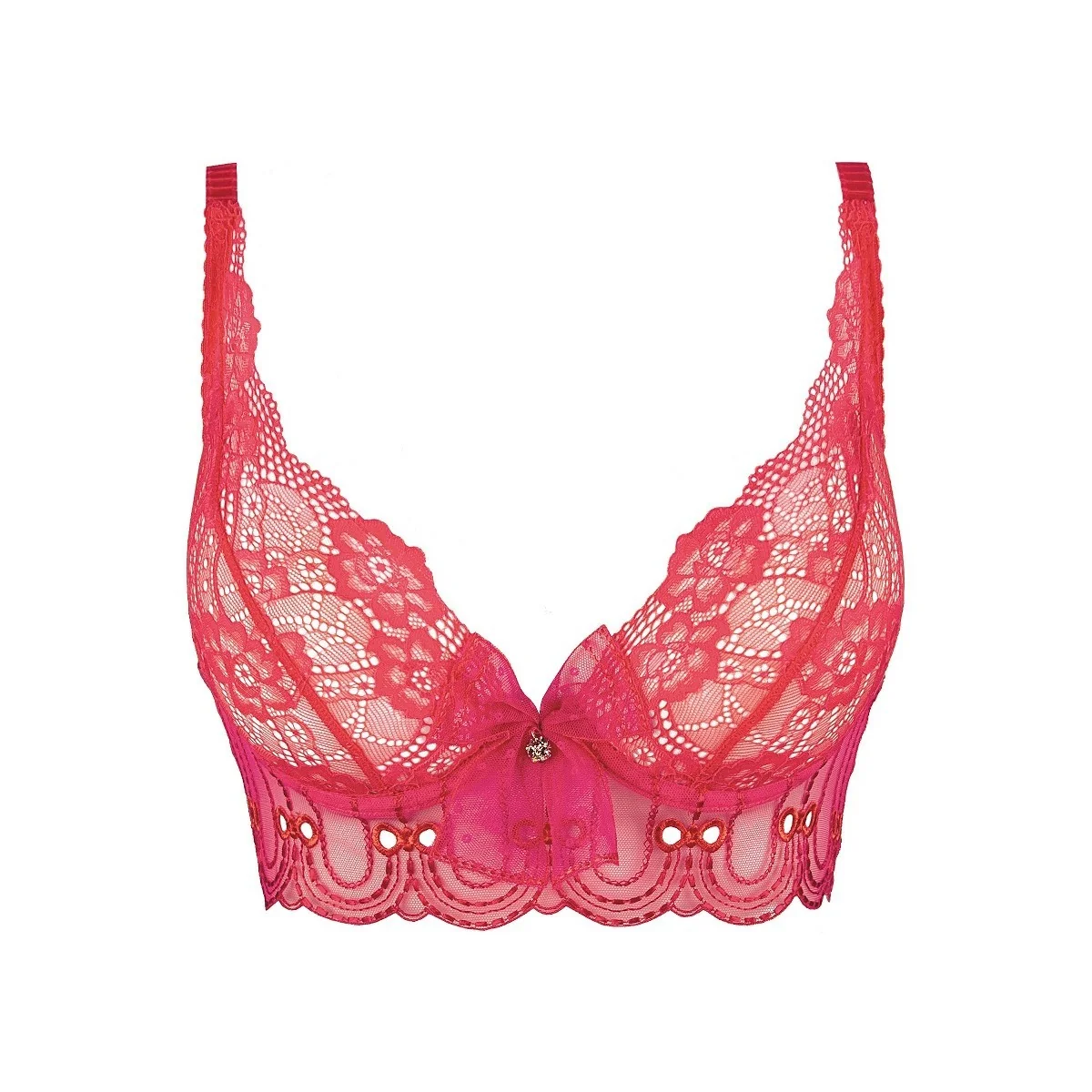 Bustier Pink V-9551 von Axami kaufen | Fesselliebe