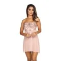 Babydoll & String Pink V-9519 von Axami