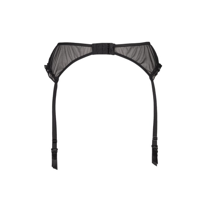 Plus Size Strumpfgürtel Schwarz V-8752 von Axami Size Plus | Fesselliebe.de