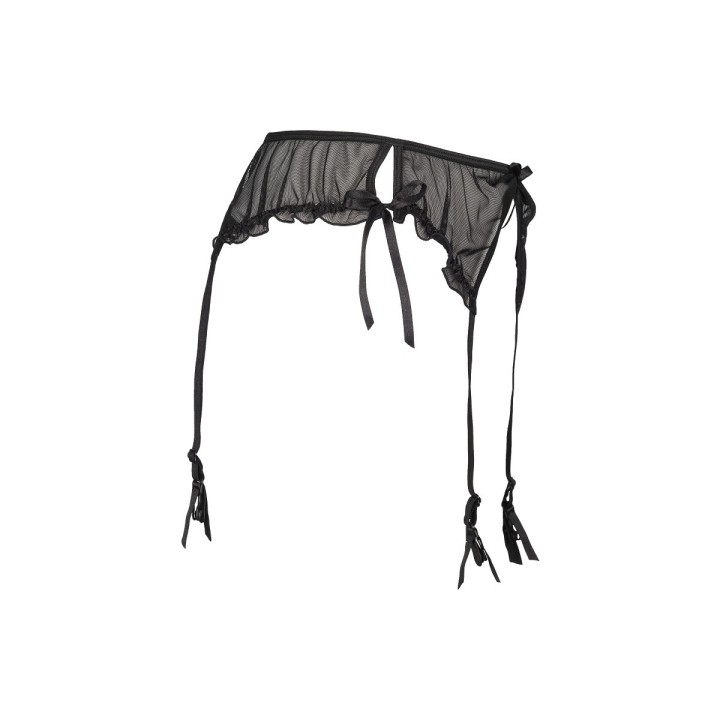 Plus Size Strumpfgürtel Schwarz V-8752 von Axami Size Plus | Fesselliebe.de