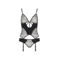 Lagerta Korsett & Tanga Schwarz von Casmir