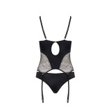 Lagerta Korsett & Tanga Schwarz von Casmir | Fesselliebe.de