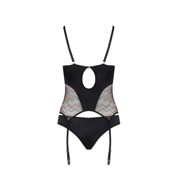 Lagerta Korsett & Tanga schwarz von Casmir kaufen | Fesselliebe