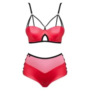 Leatheria 2er Set Rot von Obsessive