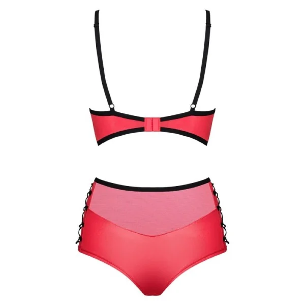 Leatheria 2er Set rot von Obsessive kaufen | Fesselliebe