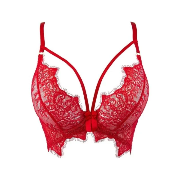 Bustier rot V-9581 von Axami kaufen | Fesselliebe