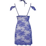 Babydoll & String Blau V-9609 von Axami | Fesselliebe.de