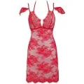 Babydoll & String Rot V-9589 von Axami