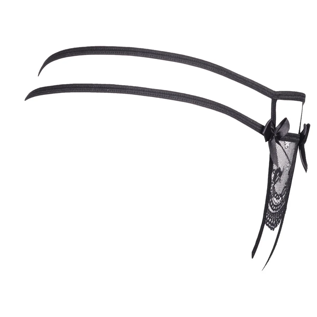 Plus Size String schwarz V-8698 von Axami Size Plus kaufen | Fesselliebe