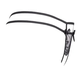 Plus Size String Schwarz V-8698 von Axami Size Plus