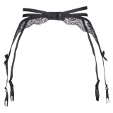 Plus Size Strumpfgürtel Schwarz V-8692 von Axami Size Plus | Fesselliebe.de