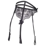 Plus Size Strumpfgürtel Schwarz V-8692 von Axami Size Plus | Fesselliebe.de