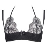 Plus Size BH Schwarz V-8691 von Axami Size Plus | Fesselliebe.de