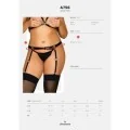 Harness Strumpfgürtel Schwarz Size Plus A756 von Obsessive