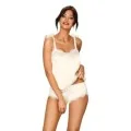 Prima Neve Top & Panty Weiss von Obsessive